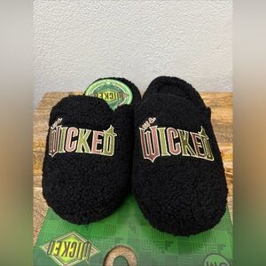 Wicked Slippers Pink Green Black Women’s Sz Small NEW